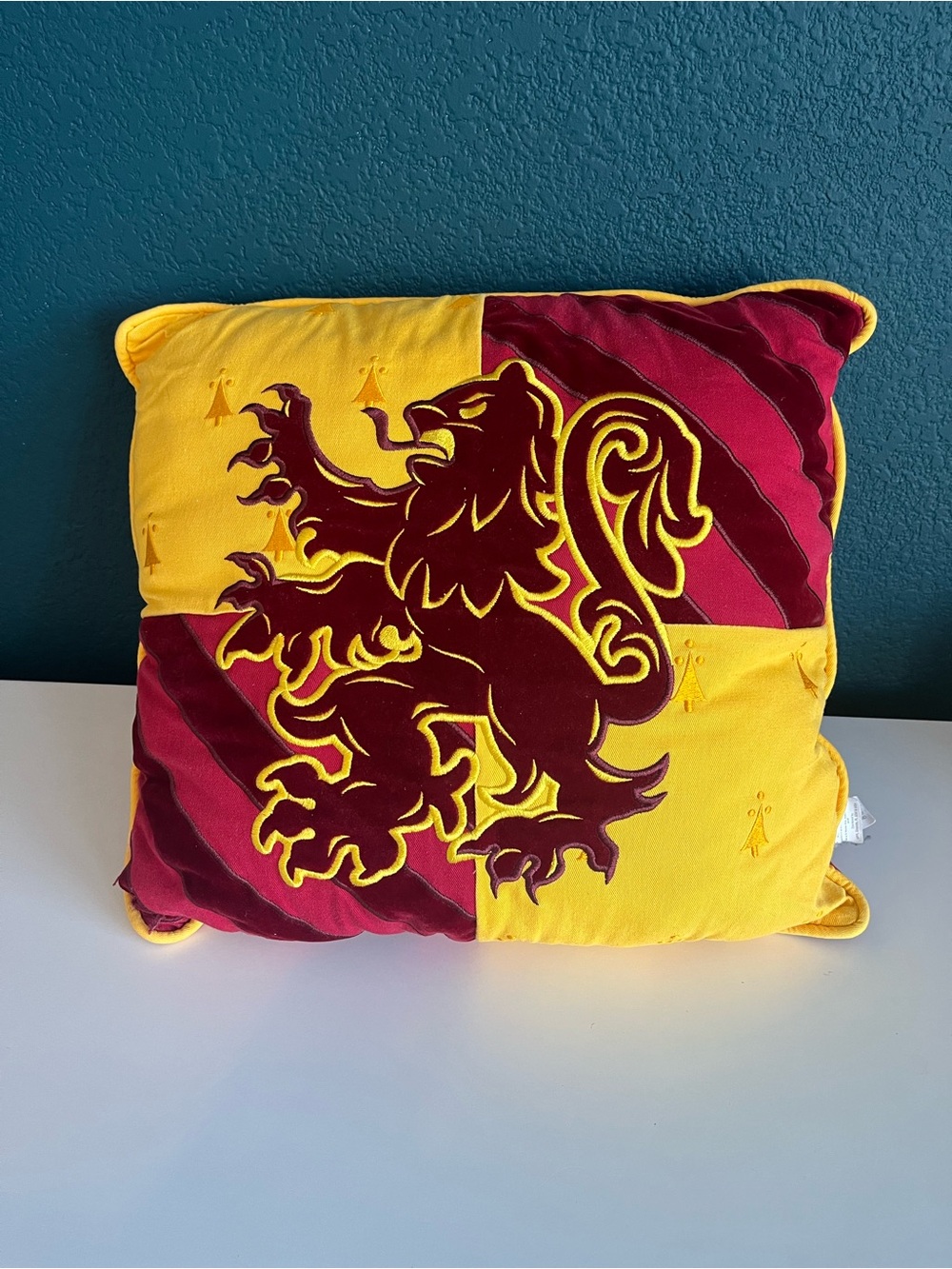 Harry Potter Gryffindor Pillow Universal Studios 16x16 Inches